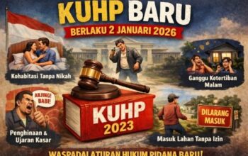 Ilustrasi Sosialisasi pemberlakuan KUHP baru 2026 kepada masyarakat Indonesia