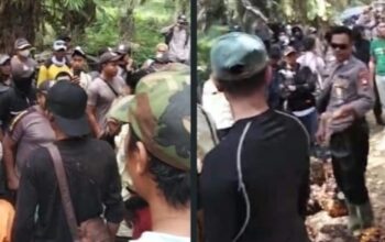 Warga Desa Teluk Bayur Ketapang menyuarakan tuntutan dialog langsung dengan PT Prakarsa Tani Sejati terkait konflik lahan
