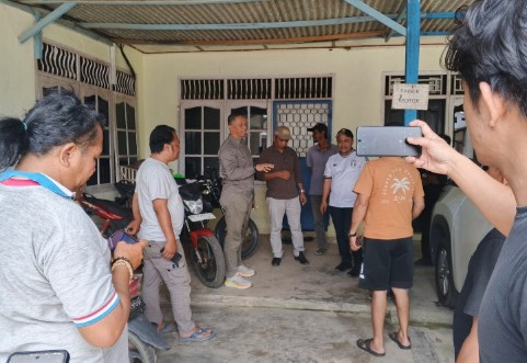 Anggota DPRD Babel meninjau lahan kemitraan PT BRS di Parit Tiga Bangka Barat