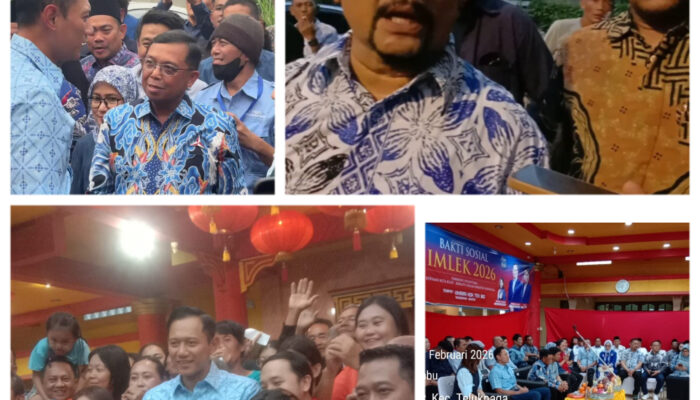 AHY Bersama Partai Demokrat Gelar Bakti Sosial Imlek 2026 di Teluk Naga, Harmoni Nusantara di Wihara HOK Tek Bio