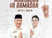 Saya, bersama istri, Ibu Lusia Dewi Nurjana Alexander Wilyo mengucapkan Selamat Menunaikan Ibadah Puasa 1447 H / 2026 M. Marhaban ya Ramadan.