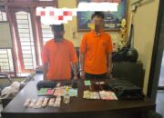 Polres Langkat Terima Pelimpahan Dua Diduga Pelaku Narkotika dari Pos Kamla Pangkalan Susu
