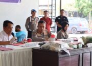 Ungkap Kasus Narkoba Kapolresta Deli Serdang Pimpin Press Release Dua Bulan Terakhir
