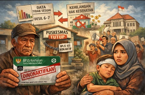 warga miskin jeneponto terdampak penonaktifan bpjs kis akibat kesalahan data dtsen dan kehilangan akses layanan kesehatan