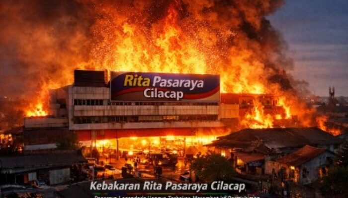 Kebakaran Rita Pasaraya Cilacap: Ikon Perdagangan Hangus Dilalap Api, Siapa Bertanggung Jawab atas Tragedi Ini?