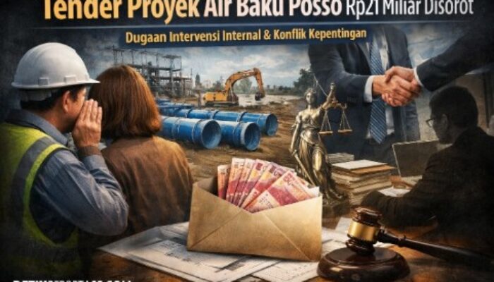 Tender Proyek Air Baku Posso Rp21 Miliar di Gorontalo Disorot: Dugaan Intervensi Internal dan Konflik Kepentingan Menguat