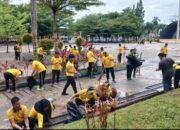 Gerakan Kebersihan Nasional di Babel: Polda Bangka Belitung Bersihkan Alun-Alun Pangkalpinang, Seberapa Efektif untuk Menjaga Ruang Publik?