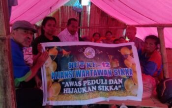 HUT ke-12 AWAS Salurkan Bantuan untuk Korban Kebakaran di Sikka: Sejauh Mana Solidaritas Pers Hadir di Tengah Bencana?