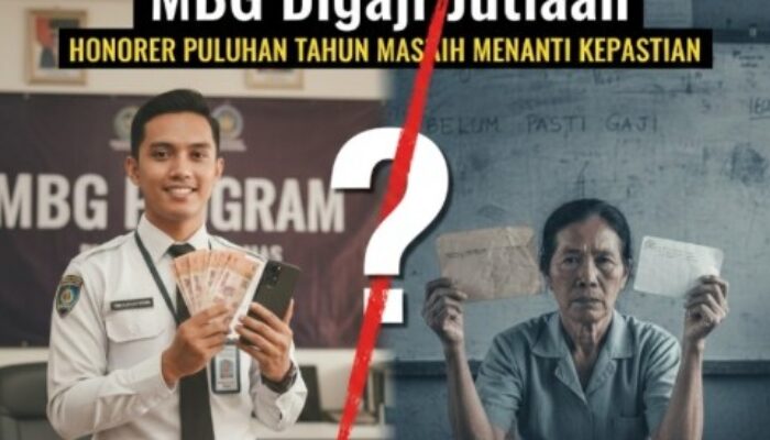 Ketimpangan Gaji Aparatur di Indonesia: MBG Digaji Jutaan, PPPK Paruh Waktu Ber-NIP Masih Menunggu, Di Mana Keadilannya?