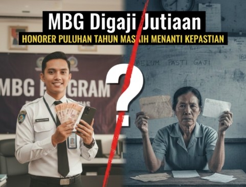 PPPK Paruh Waktu ber-NIP belum digaji sementara pegawai MBG terima jutaan