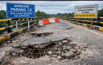 Dugaan Penyimpangan Proyek Infrastruktur Kalbar: Jembatan Padang 12 Ketapang Rusak Dini, Bagaimana Pengawasan Anggaran Rp4,9 Miliar?
