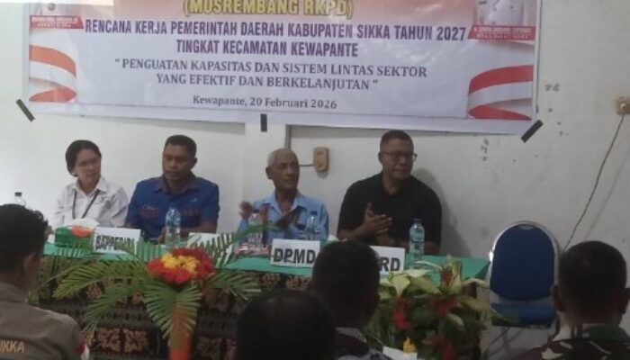 Prioritas Musrenbang Kewapante Sikka NTT: Strategi Penguatan SDM dan Ketahanan Pangan, Bagaimana Dampaknya?