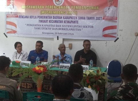 Musrenbang Kecamatan Kewapante Sikka NTT 2026 prioritas pendidikan pertanian pembangunan daerah