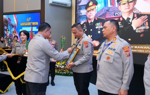 Kapolres Batu Bara raih penghargaan Rapim Polda Sumut 2026 ketahanan pangan IKPA