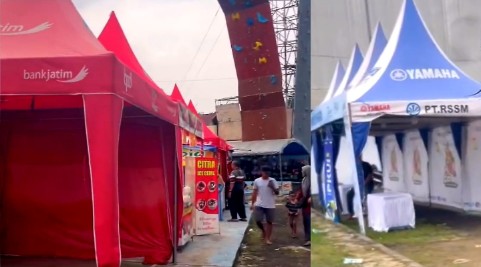 Sewa lapak bazar Ramadhan Probolinggo Rp1 juta dikeluhkan pedagang kecil