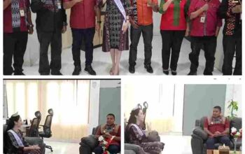 Melissa Sonia Foris Putri Indonesia NTT 2026 audiensi dengan