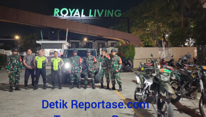 Koramil 10/Sepatan Patroli Malam, Intensifkan Keamanan Wilayah di Bulan Suci Ramadhan