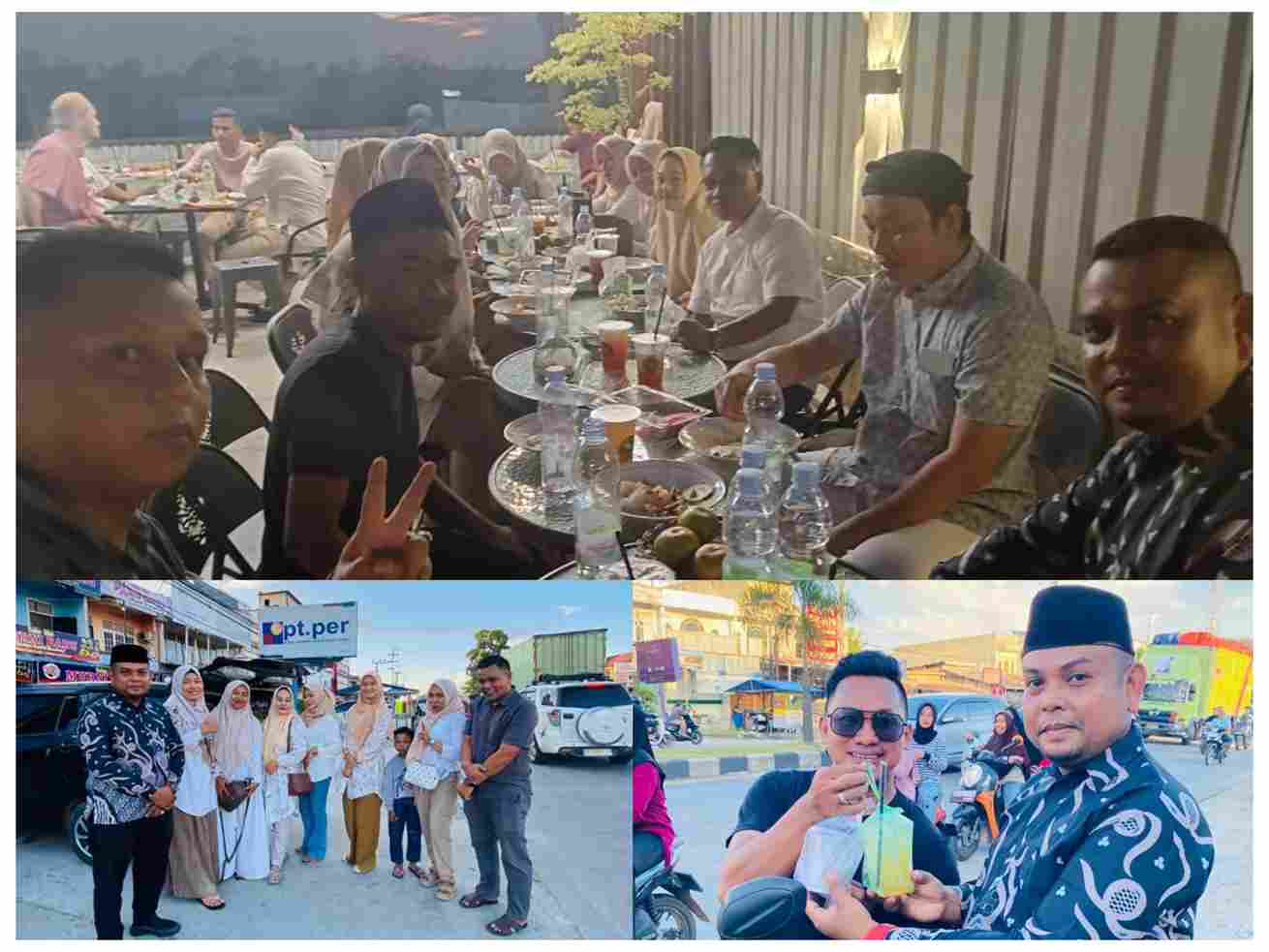 pembagian 1000 takjil dan buka puasa bersama alumni sman 1 pangkalan kuras pelalawan