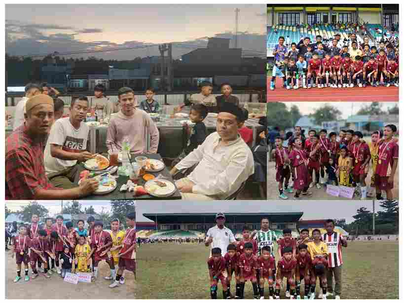 kegiatan ssb sorek junior pelalawan latihan buka puasa bersama dan prestasi turnamen sepak bola usia dini