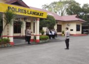 Kenaikan Pangkat Pengabdian di Polres Langkat, Kapolres Ingatkan Tantangan Tugas Semakin Kompleks