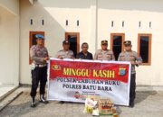 Wujud Nyata Kepedulian, Polsek Labuhan Ruku Salurkan Bansos kepada Kaum Dhuafa