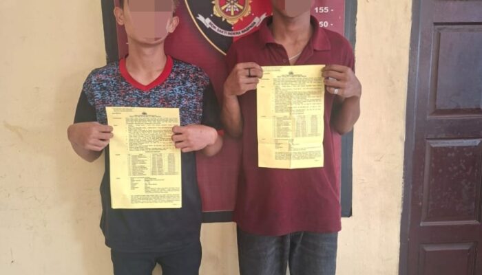 Polsek Tanjung Morawa Berhasil Amankan Dua Pelaku Pencurian Sepeda Motor