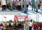Dandim 0208/Asahan dan Bupati Batu Bara Resmikan Jembatan Garuda, Perkuat Konektivitas Daerah