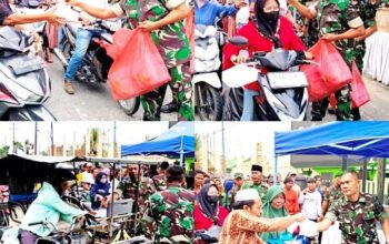 Memasuki 10 Hari Terakhir Ramadhan, Kodim 0208/Asahan Konsisten Berbagi Ta’jil kepada Masyarakat