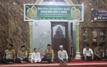 Polres Langkat Buka Puasa Bersama Anak Yatim dan Santri, Peringati Nuzulul Qur’an IMG-20260315-WA0054