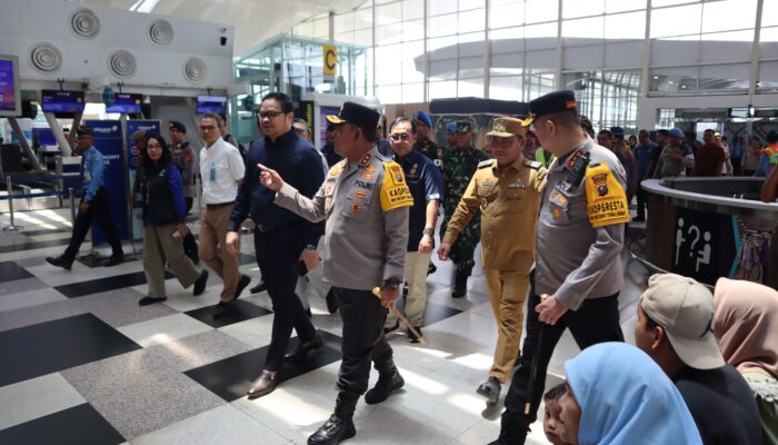 Kapolresta Deli Serdang Dampingi Kapolda Sumut Cek Pengamanan Mudik dan Kesiapan Pos Terpadu Ops Ketupat Toba 2026