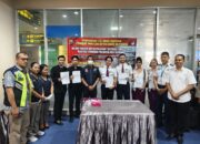 Polresta Deli Serdang Tes Urine Terhadap Awak Angkutan Udara dan Angkutan Darat di Bandara Kualanamu