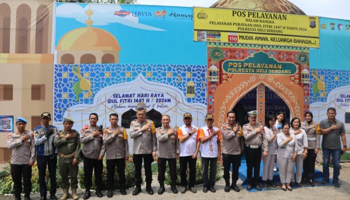 *Pamatwil Polda Sumut Tinjau Kesiapan Pos Pengamanan Ops Ketupat Toba 2026 di Polresta Deli Serdang*