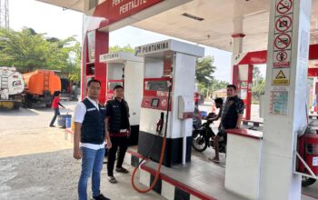 Sat Reskrim Polres Batu Bara Pantau Ketat SPBU H+3 Lebaran, Stok BBM Dipastikan Melimpah
