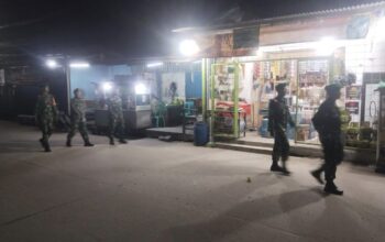 Koramil 11/Pasar Kemis Gelar Patroli Malam, Wilayah Terpantau Aman