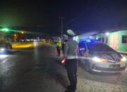 Sikat Balap Liar, Satlantas Polres Batu Bara “Birukan” Jalinsum Limapuluh Kota Dini Hari