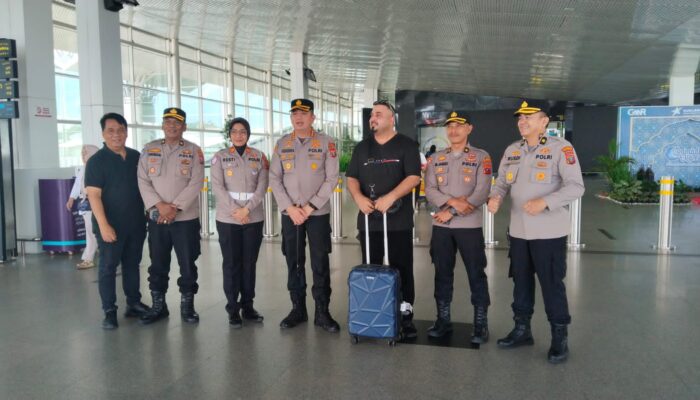 Kapolresta Deli Serdang Pantau Aktivitas Arus Balik Lebaran 1447 H di Bandara Kualanamu