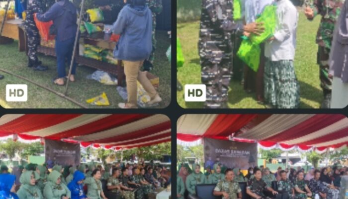 TNI PRIMA, TNI Hadir Untuk Rakyat, Lanal Ketapang Bersama Kodim 1203/Ktp Gelar Bazar Murah Sambut Hari Raya Idul Fitri