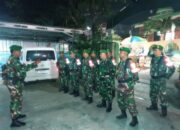 Patroli Malam Koramil 01/Teluknaga Sisir Pesisir Utara, Kendaraan Taktis Maung Amankan Wilayah Strategis
