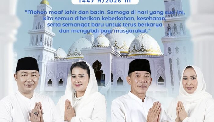 Bupati dan Wakil Bupati Ketapang Sampaikan Ucapan Selamat hari raya Idul Fitri 1447 H Mohon maaf lahir dan batin