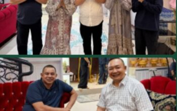 Bupati ketapang Silaturahmi idulfitri dengan Bapak Boyman Harun, Tokoh Senior Asal Ketapang yang Berkiprah di Tingkat Pusat