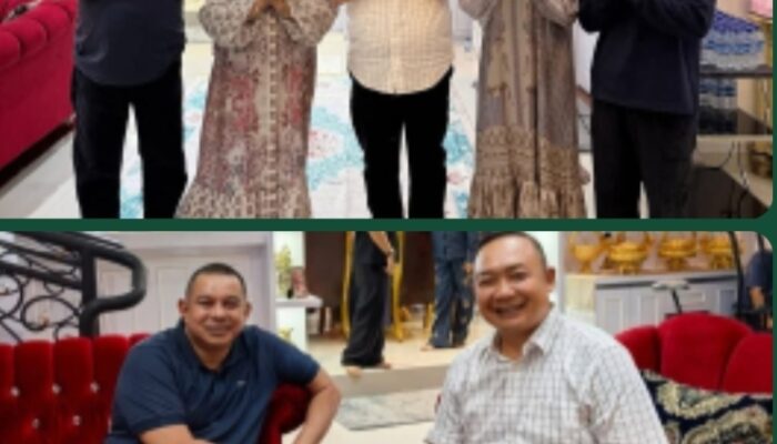 Bupati ketapang Silaturahmi idulfitri dengan Bapak Boyman Harun, Tokoh Senior Asal Ketapang yang Berkiprah di Tingkat Pusat