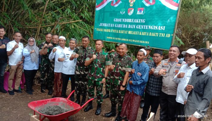 Pangdam Jaya Pimpin Ground Breaking Jembatan Garuda, Dorong Akses dan Ekonomi Warga
