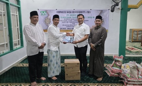 Safari Ramadhan PT Musim Mas 2026 salurkan 750 paket sembako di Pelalawan Riau