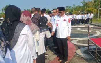 apel perdana ASN Pelalawan halal bihalal Bupati Zukri