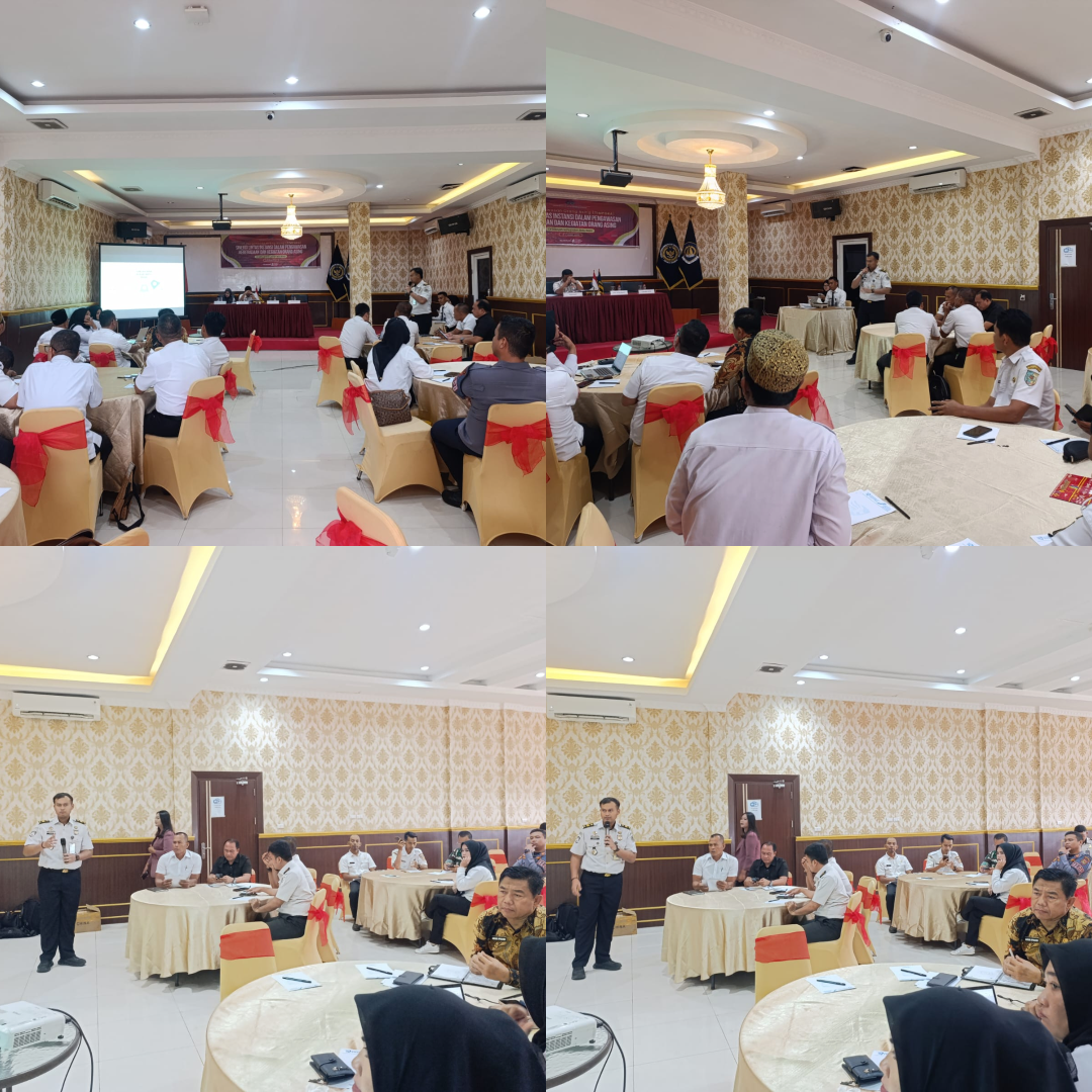 Suasana rapat pembentukan Tim PORA Kabupaten Batu Bara yang dihadiri unsur Imigrasi, Pemkab, TNI, dan Polri.