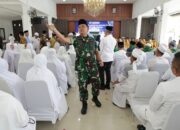 Dandim Asahan dan Forkopimda Gelar Tradisi Upah-Upah untuk 241 Jemaah Haji