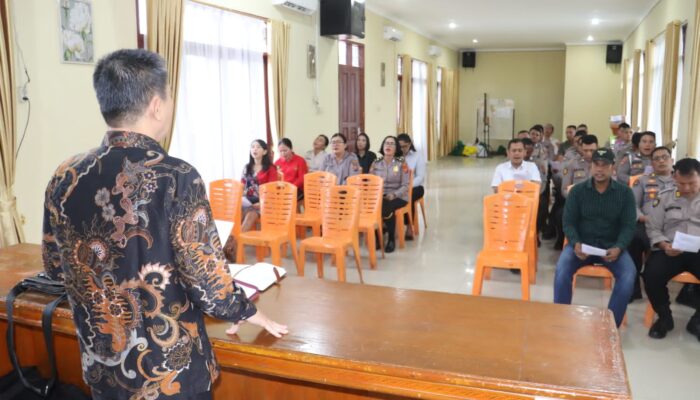 Polres Langkat Gelar Binrohtal, Perkuat Iman dan Kebersamaan Personel