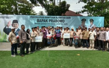 Apel Besar dan Halal Bihalal Digelar di Sepatan Timur Dan Penyerahan Traktor Gapoktan Desa Gempol Sari Dari Presiden