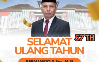 Sekretaris Daerah Ketapang Repalianto Rayakan Selamat Ulang Tahun ke-57, Doa dan Harapan Mengalir
