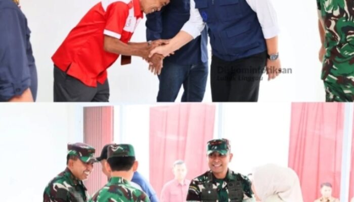 Wali Kota Lubuk Linggau dan Pangdam II Sriwijaya Tinjau Koperasi Merah Putih Nikan Jaya